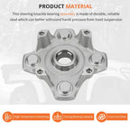 2X Wheel Hub for Arctic Cat Wildcat 1000 (2012–2015) 1502-971 1502-433