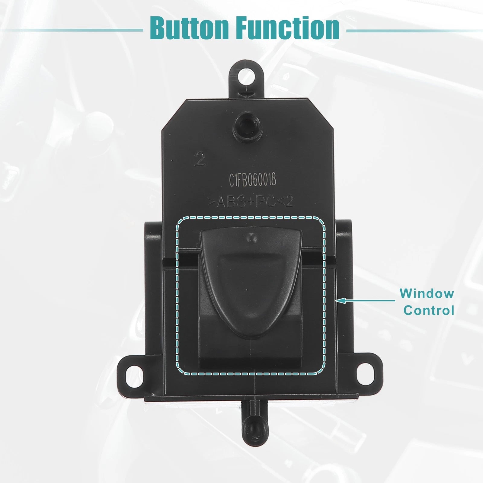 Passenger Side Power Window Switch 35760-SNA-J04 for Honda Civic Sedan (2006–2011)