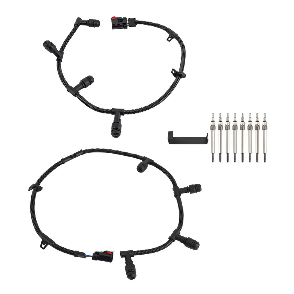 Set of 2 Glow Plug Harnesses for Ford 6.0L Powerstroke (2004–2010)