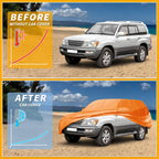 Waterproof Car Cover for Lexus LX (210D-PU, All Weather, Orange)