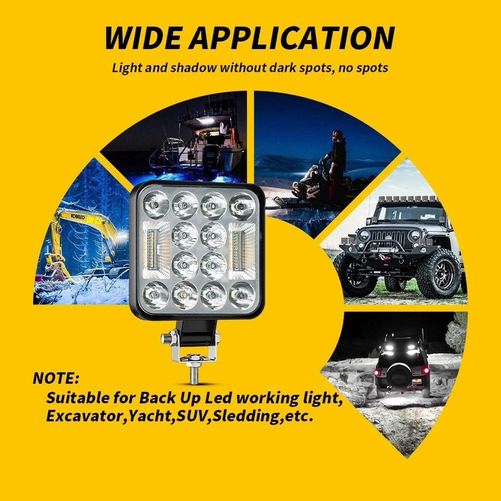 3 Inch LED Work Light for Car Motorcycle Truck SUV Off Road Vehicle