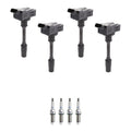 Set of 4 Ignition Coils & NGK Iridium Spark Plugs for Lexus GS300 IS300 RC300 (1998–2005)