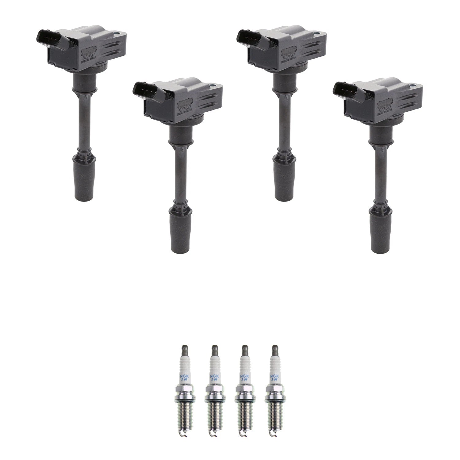 Set of 4 Ignition Coils & NGK Iridium Spark Plugs for Lexus GS300 IS300 RC300 (1998–2005)