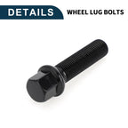 10 Pcs M14x1.5mm Ball Seat Wheel Lug Bolt 50mm Shank for Volkswagen Porsche 