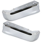 Set of 2 Chrome Rear Bumper Face Bar End Caps for Ford F150 (2015–2020)
