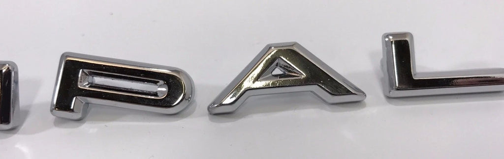Quarter Panel Emblems Chrome Letters for Chevrolet Impala 1964–1964
