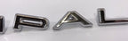Quarter Panel Emblems Chrome Letters for Chevrolet Impala 1964–1964