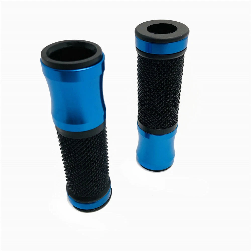 7/8" Blue Anti-skid Aluminum Handlebar Hand Grip for Suzuki Yamaha Honda