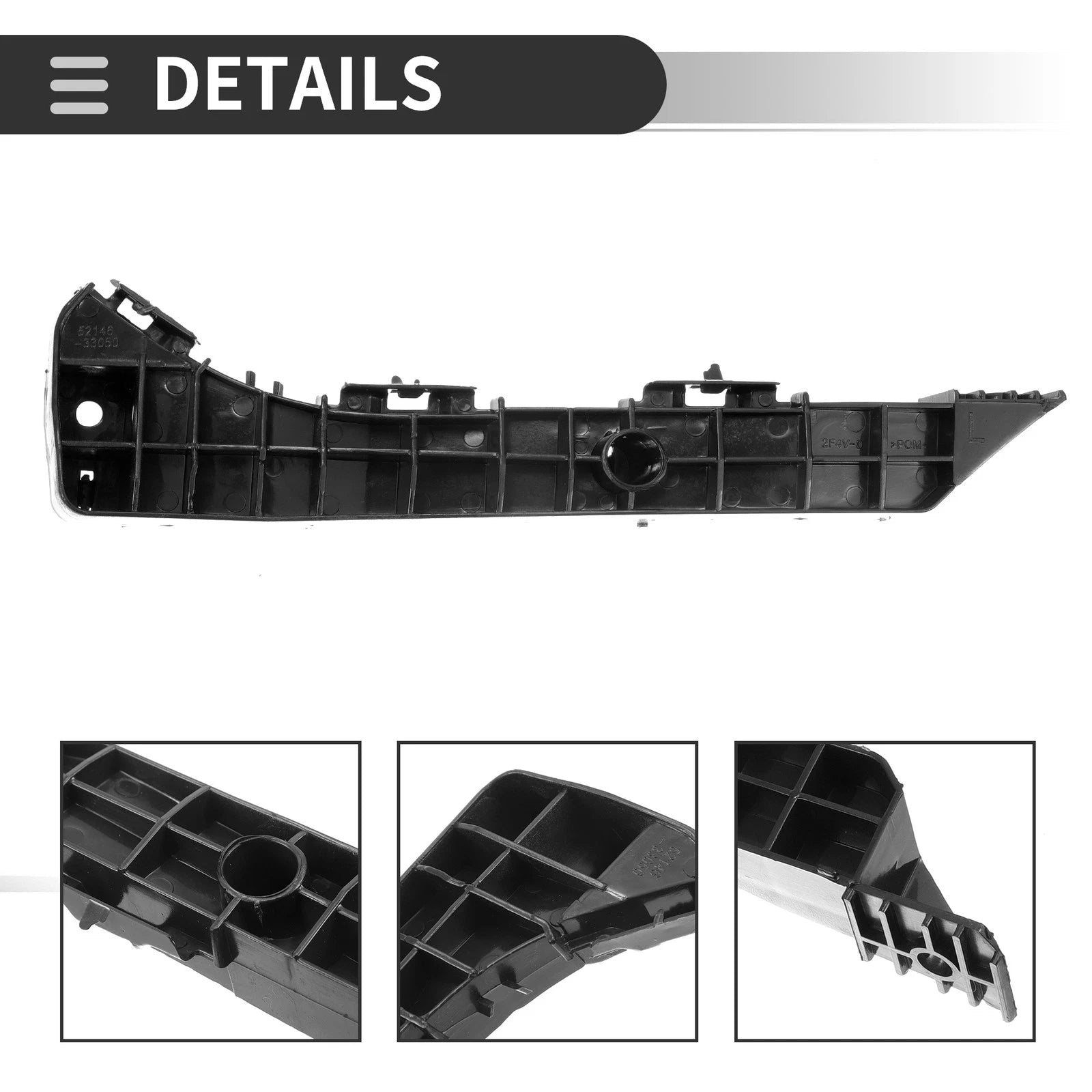 1pc Left Front Bumper Retainer Bracket No. 5214633050 for Lexus ES350 (2007–2009)