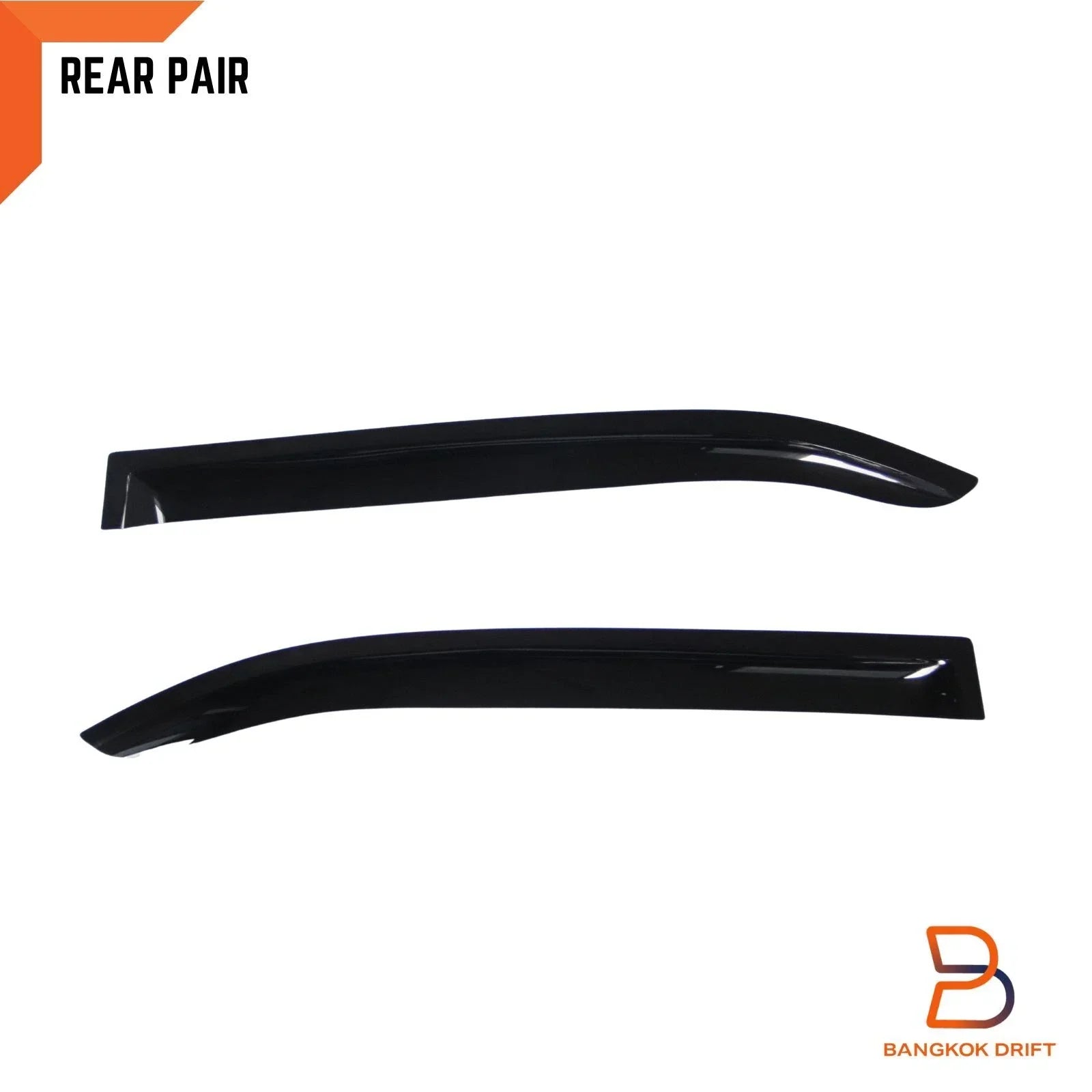 Weather Shield Window Visor Rain Guard for Mitsubishi Lancer Evo CE (96-02)