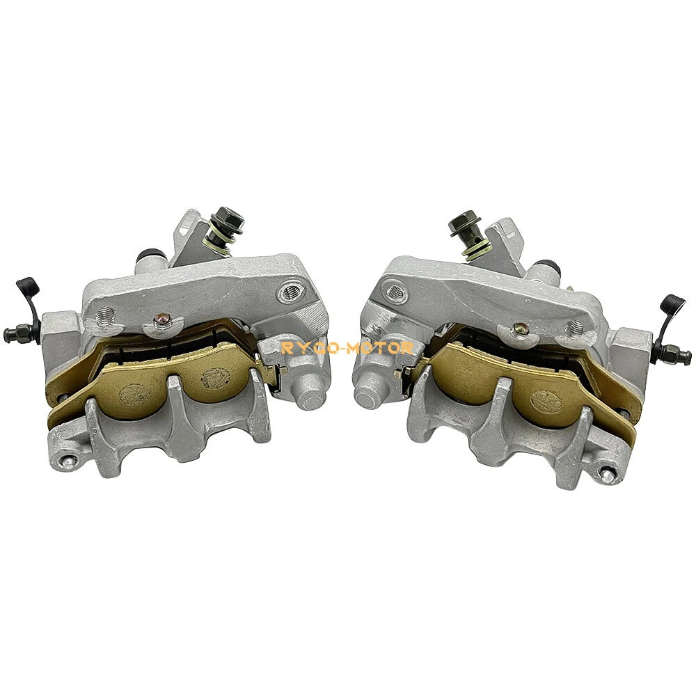 Front Brake Calipers & Pads for Honda TRX450R TRX450ER (2004–2014)