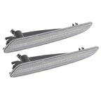 White LED Front Bumper Side Marker Lights for Mercedes Benz W211 E-Class (2007–2009)