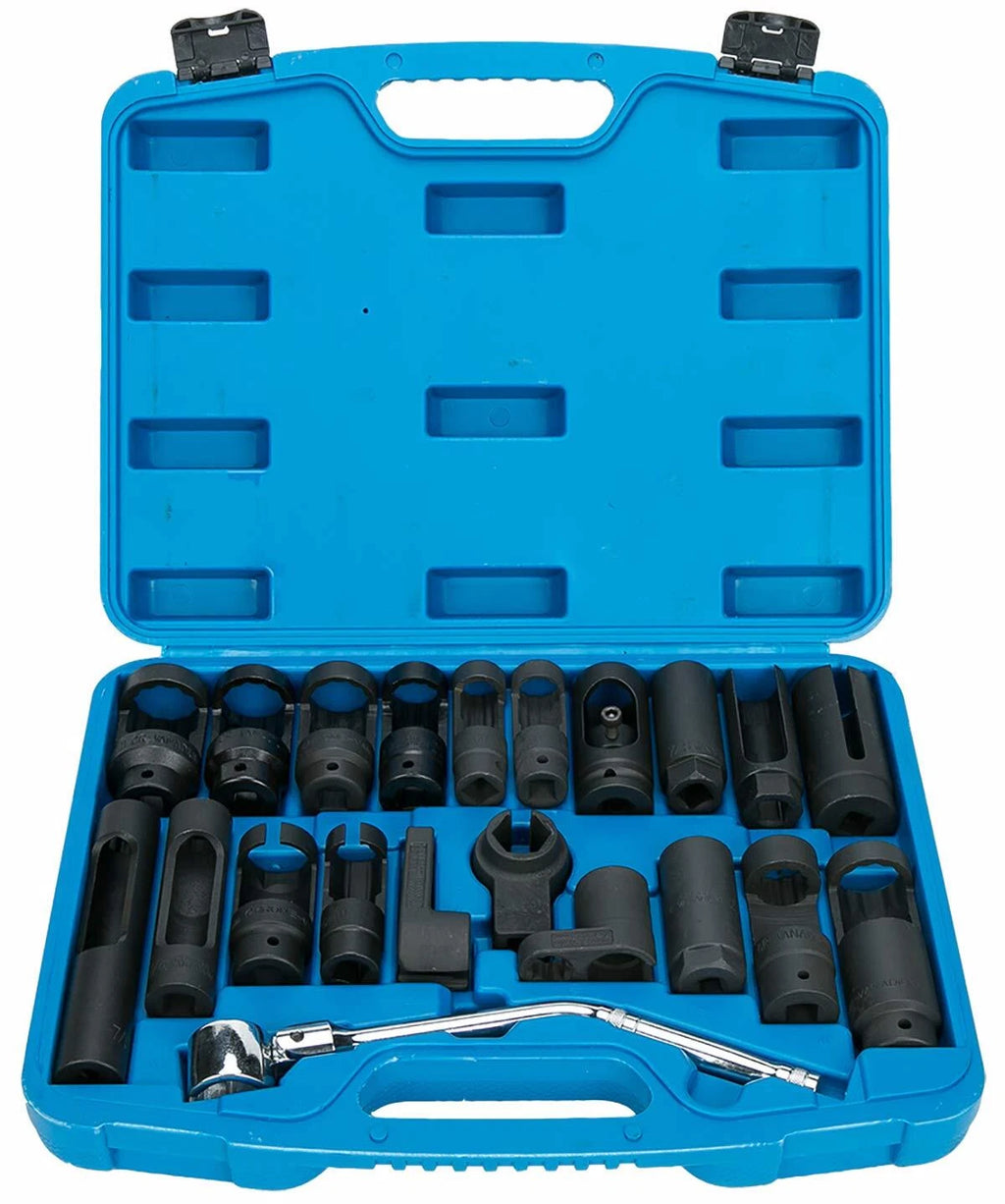 21Pcs O2 Oxygen Sensor Socket Set for Universal Use