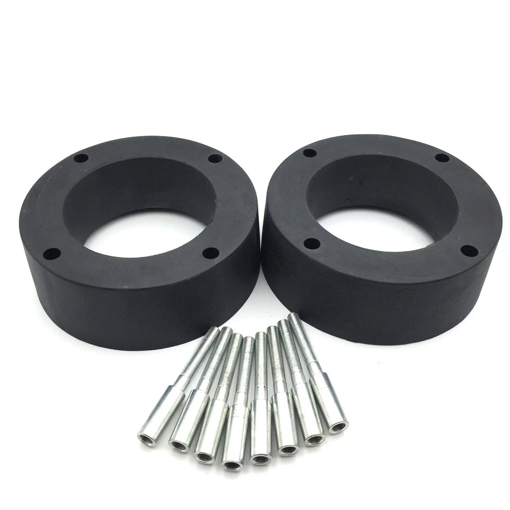 2X 2.5 Inch Wheel Spacers 4/156 for Polaris ATV (Black Heavy Duty Urethane)