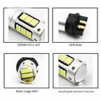 2x 6000K White Error Free PWY24W LED Bulbs for Mercedes (2014-2017)