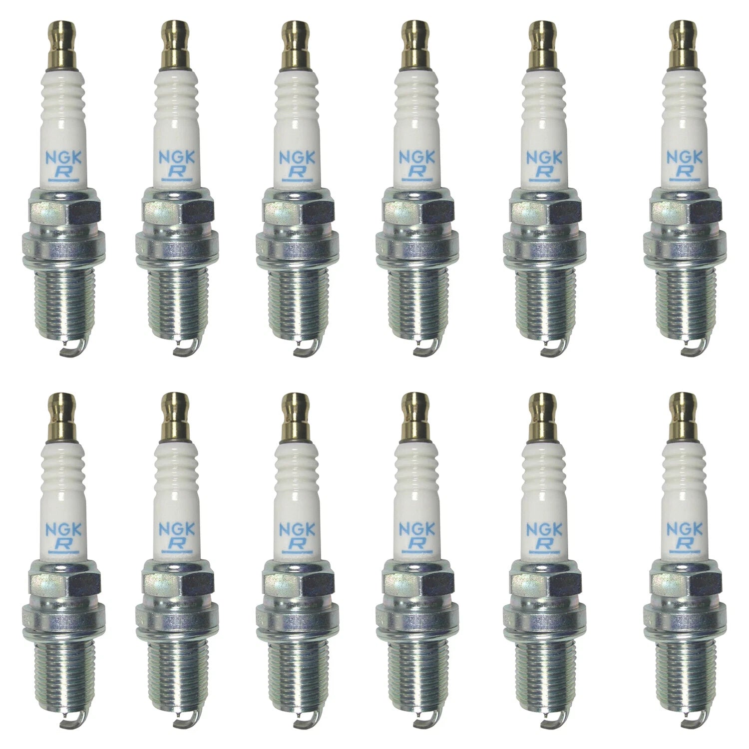 Set of 12 NGK Laser Platinum Spark Plugs for Mercedes W203 W202 W210 C240