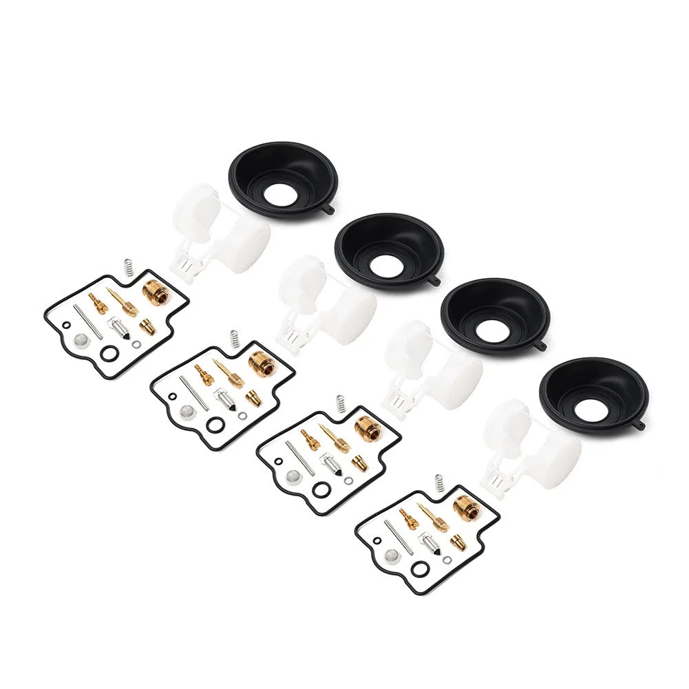 4X Carburetor Repair Kit for Kawasaki ZX600 ZZR600 ZX6R (1998–2002)