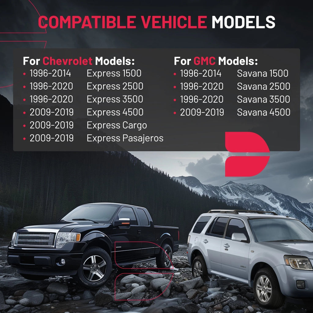 3X Motor Transmission Mounts for Dodge Durango (2018â2022)