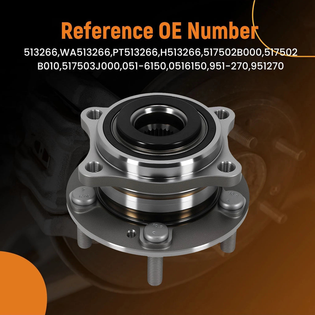 1x Front Left Right Wheel Hub & Bearing for Kia Sorento (2011–2015)