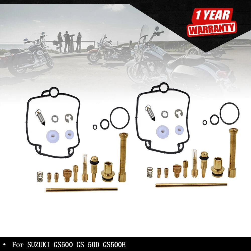 2X Carburetor Repair Kit for Suzuki GS500 (1989–2000)