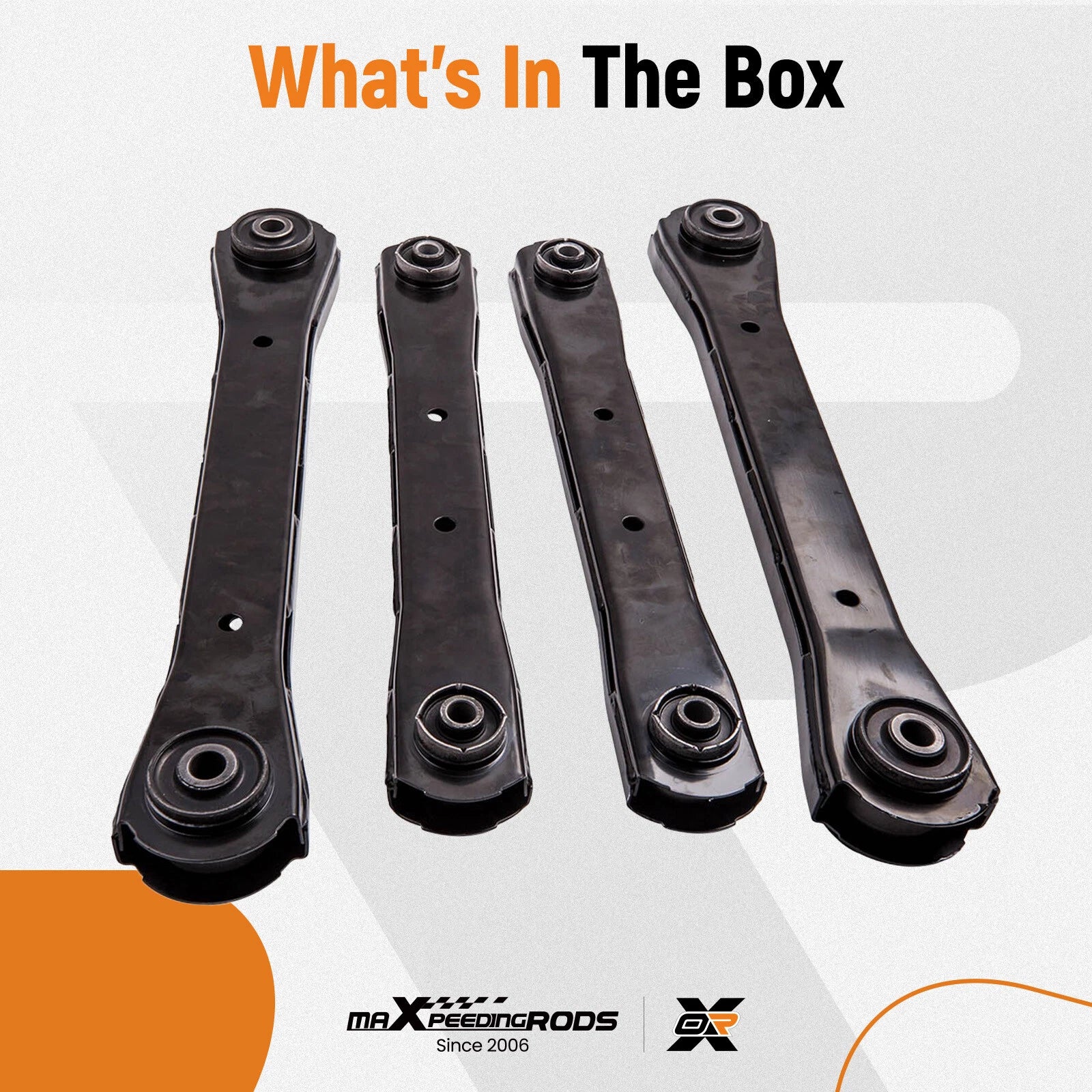 Set of 4 Control Arms with Bushings for Dodge Ram 1500