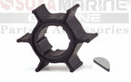 Water Pump Impeller with Key for Yamaha 2 Stroke 6hp 8hp (655-44352-09)