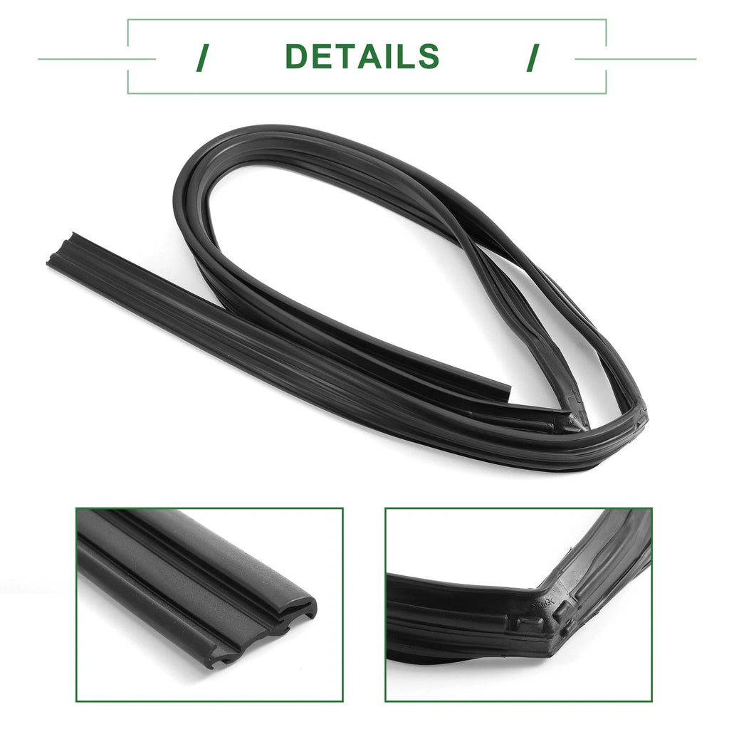 1Pc Front Left Door Window Run Channel Seal Strip for Honda Civic (No. 72275SNLT02)