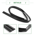1Pc Front Left Door Window Run Channel Seal Strip for Honda Civic (No. 72275SNLT02)