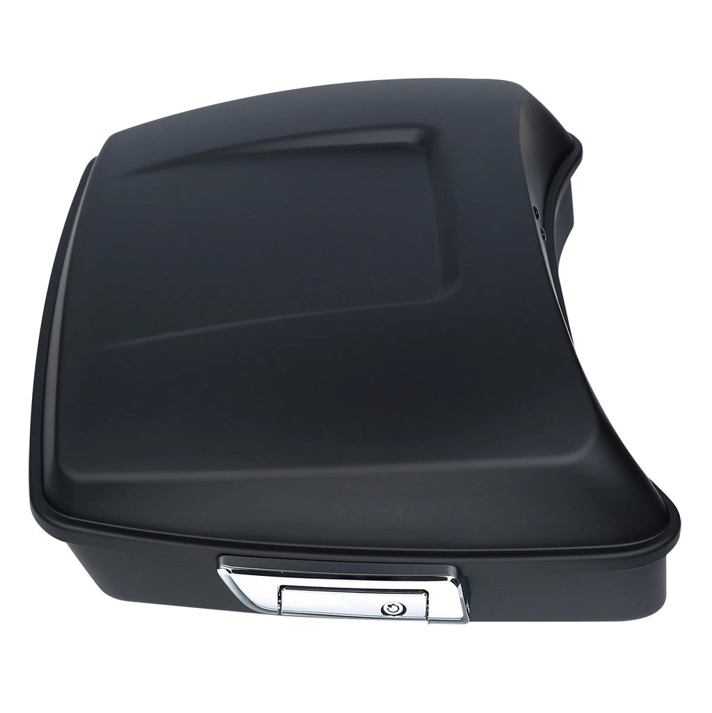Matte Black Chopped Trunk & Mount Rack for Harley Street Glide (2014–2026)