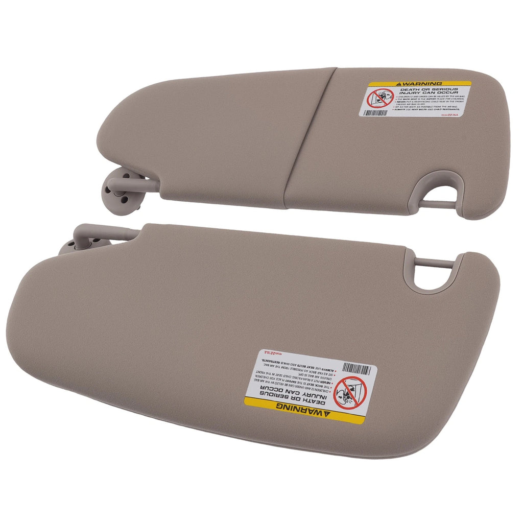 Pair Sun Visor Set for Dodge Ram 1500 2500 3500 (2002–2009) Left + Right Beige