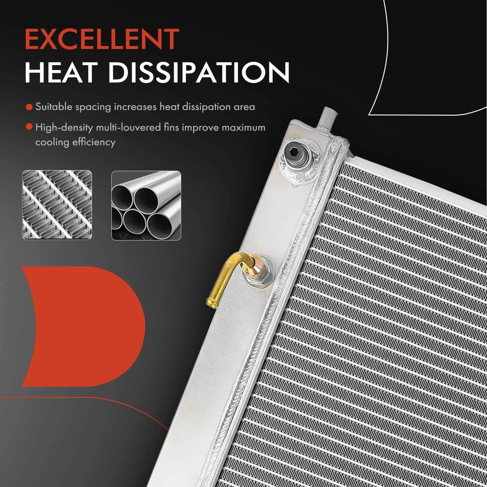 Radiator with Transmission Oil Cooler for Nissan 370Z, Infiniti G25, G37 (2009–2019)