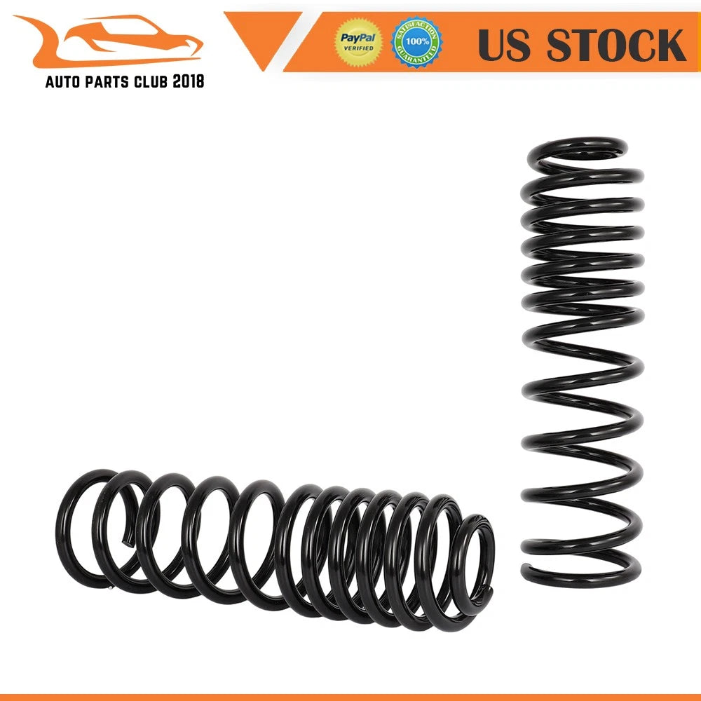 2pc Front Side Coil Spring for Jeep Cherokee (1984–1996), Comanche (1989–1992), Wagoneer (1984–1987)
