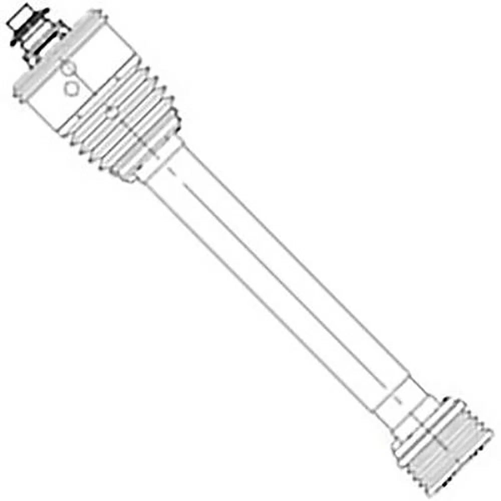CV PTO Driveline 1-3/8" Less Implement Yoke for Bush Hog 85001 (Fits Case IH)