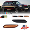 Sequential Smoke Lens LED Side Marker Lights for Mini Cooper R60 R61 (2011–2016)