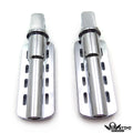 CNC Dominator Foot Pegs Chrome for Harley Softail Slim Breakout (2018–2019)