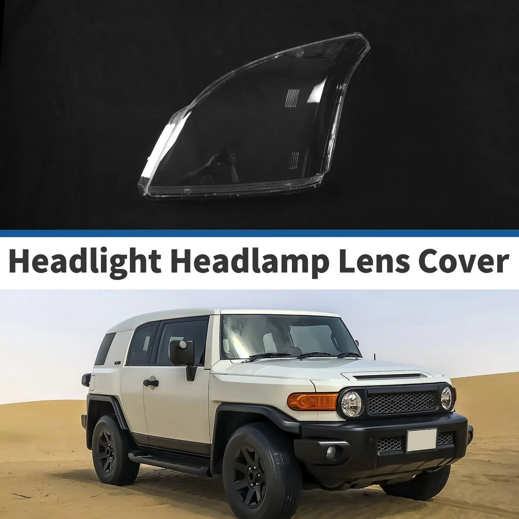 Headlight Lens Cover for Toyota Prado (2003–2009) PC Clear