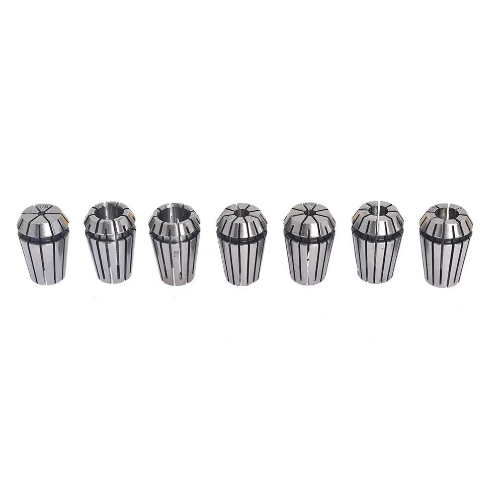 7Pcs Spring Collet Set for CNC Milling Lathe Engraving Machine