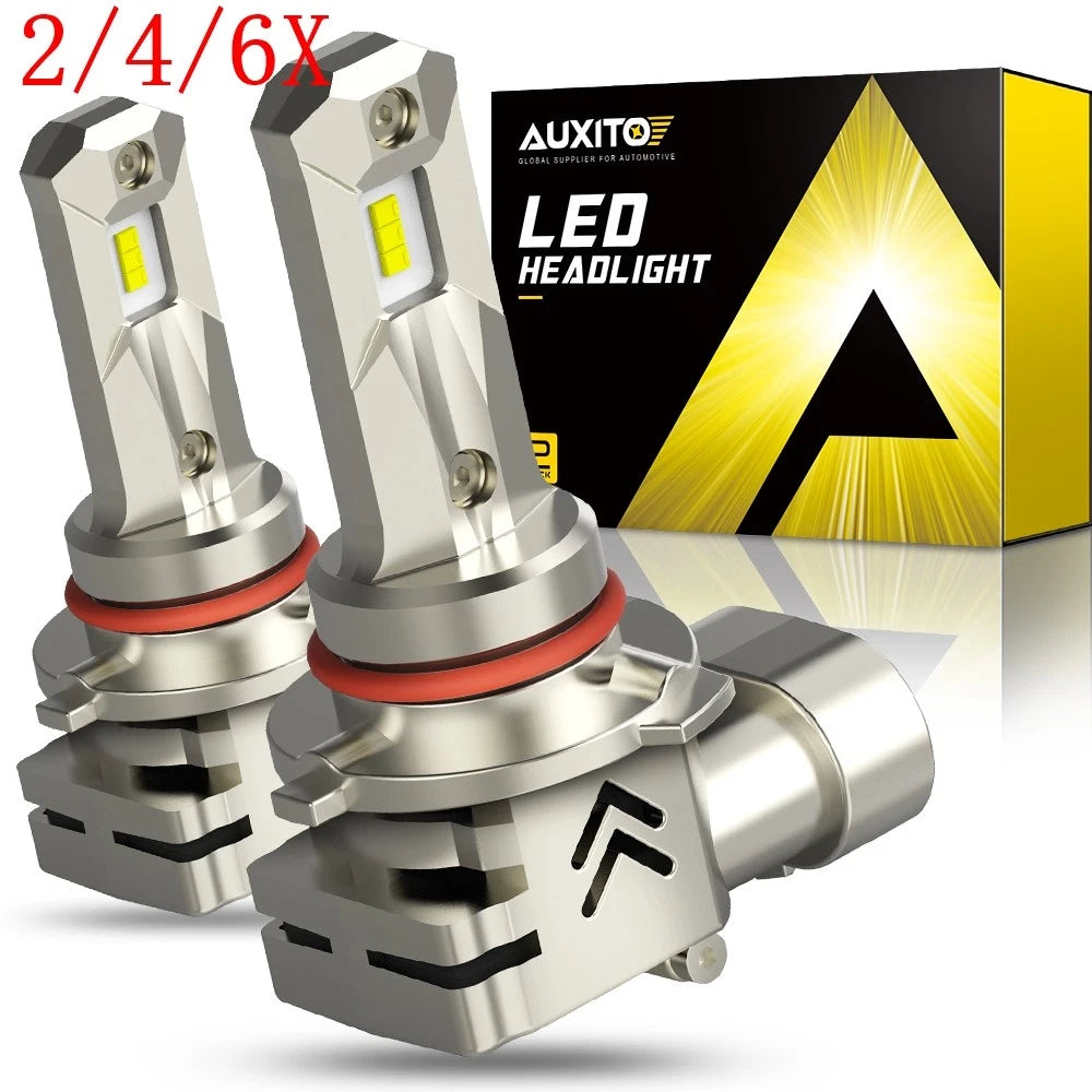 2X 9005 HB3 LED Headlight Bulbs for High Beam (6000K)