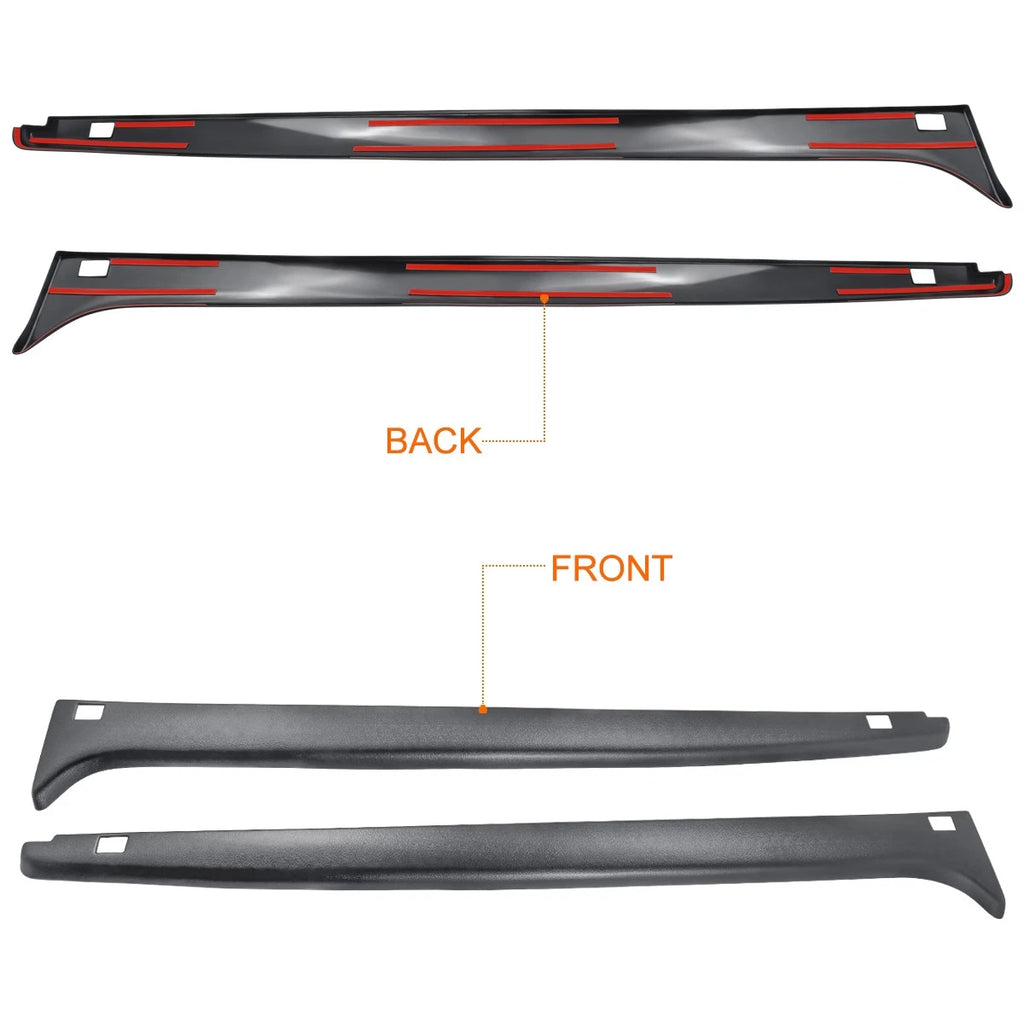 Set of 2 Bed Rail Caps for 99-05 Chevy Silverado/GMC Sierra 1500 Stepside