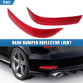 Set of 2 Rear Bumper Reflector Lights for Mercedes-Benz (1648200974)