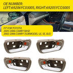 4X Interior Door Handle for Toyota Camry (2002–2006) Front+Rear Left Right Beige