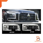 Bumper Cover Trim Matte Black for 2023-2025 Mitsubishi Triton GLS