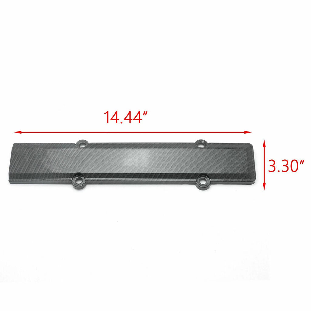 Carbon Fiber Style Engine Plug Cover for Honda Civic B-Series (B16-B18)