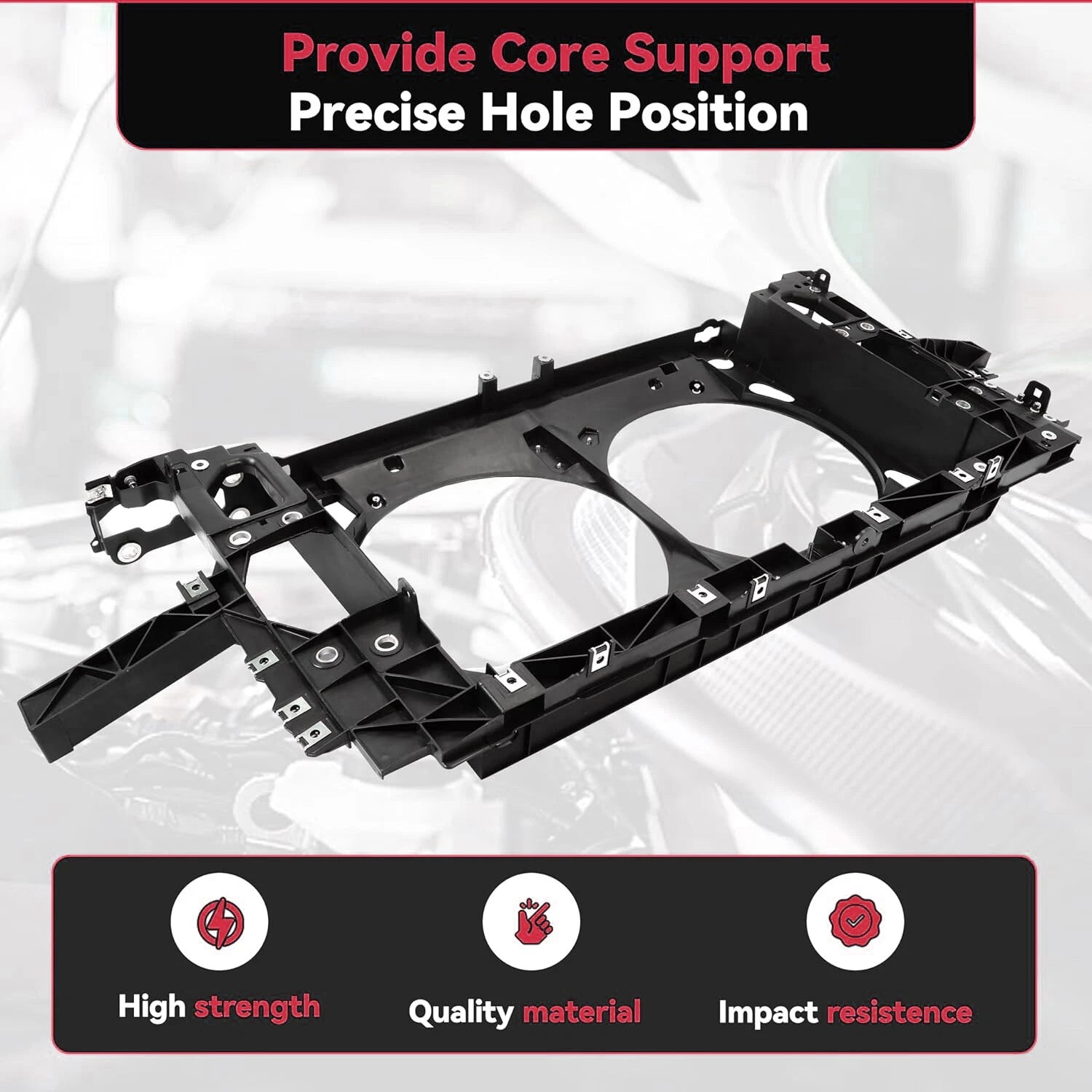 Radiator Support Assembly for Infiniti G35 G37 Q60 (2007–2015)