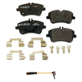 Hella Front Low-Met Disc Brake Pad w/Sensor for Mercedes C208 CLK320 W203 C240 C320