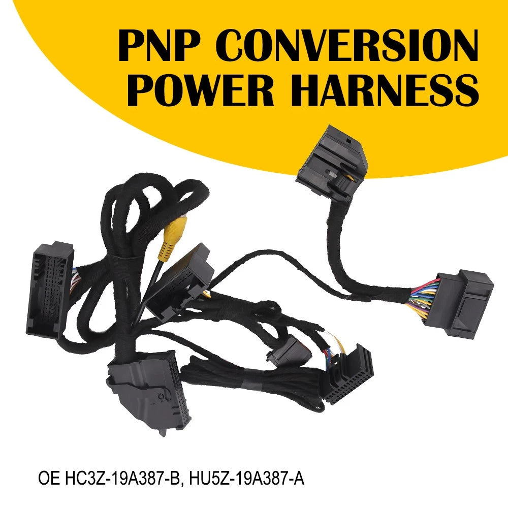 4" to 8" PNP Conversion Power Harness for Ford SYNC1 to SYNC 3 (2011–2019)
