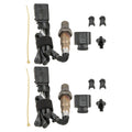 2X Bosch Downstream Oxygen Sensor for Audi Q7 S5 VW Eos Touareg (2007–2018)