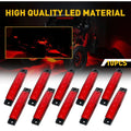 Red LED Rock Lights for Jeep (Offroad Truck UTV ATV)