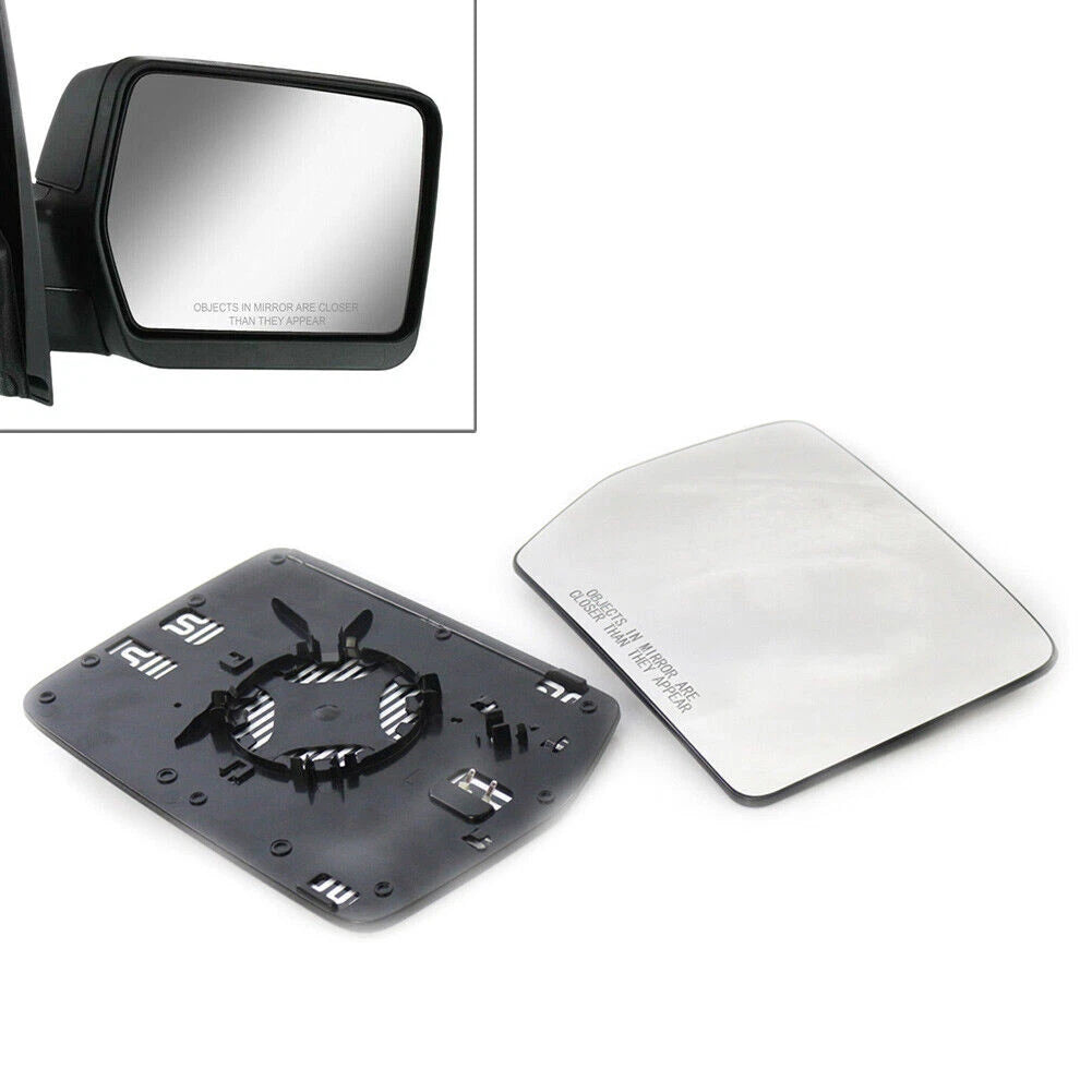 1 Pair Power Heated Mirror Glass for Ford F150, Mark LT (2004–2014)