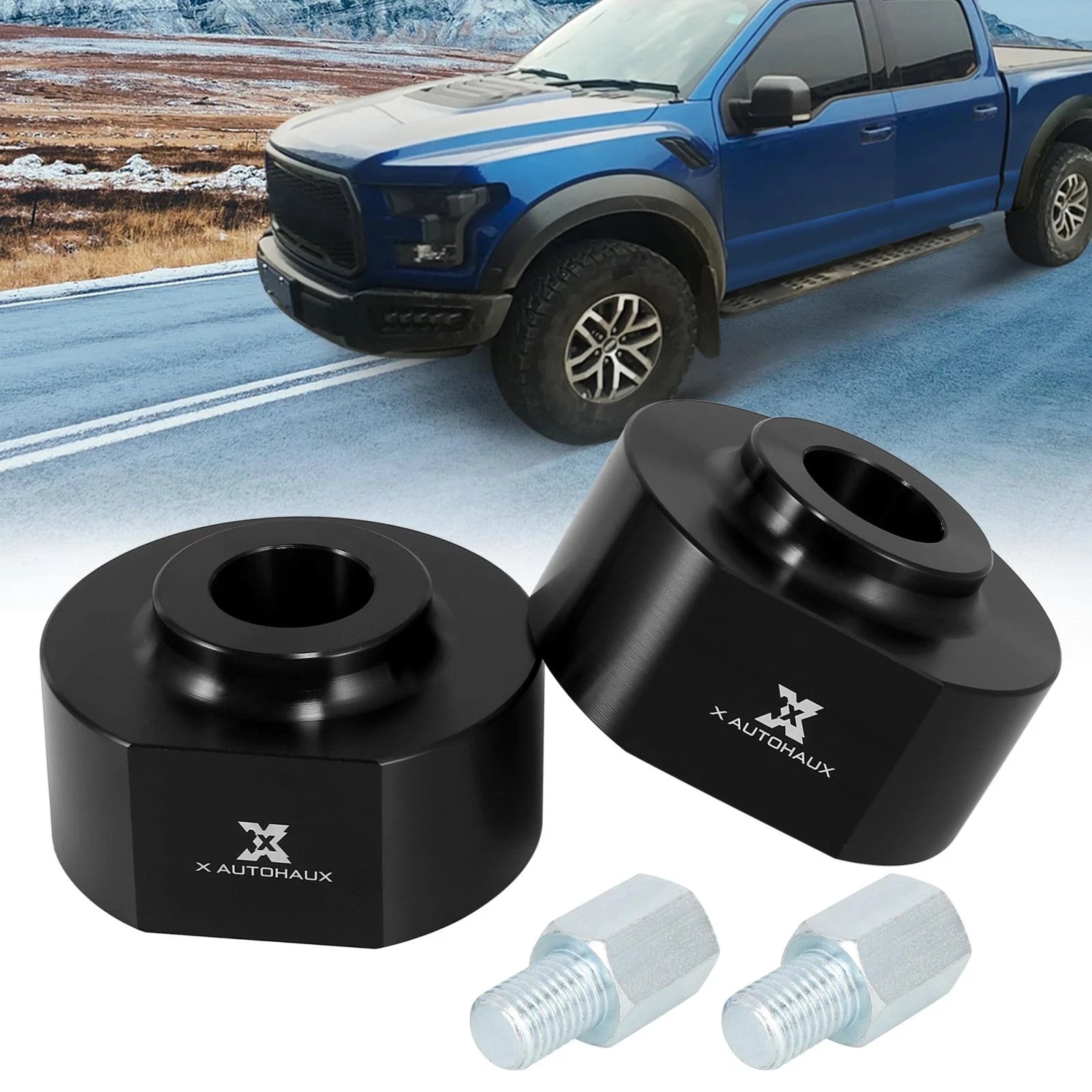 2 Inch Front Leveling Lift Kit for Ford F150, Excursion, F-250, F-350 (1999–2023)